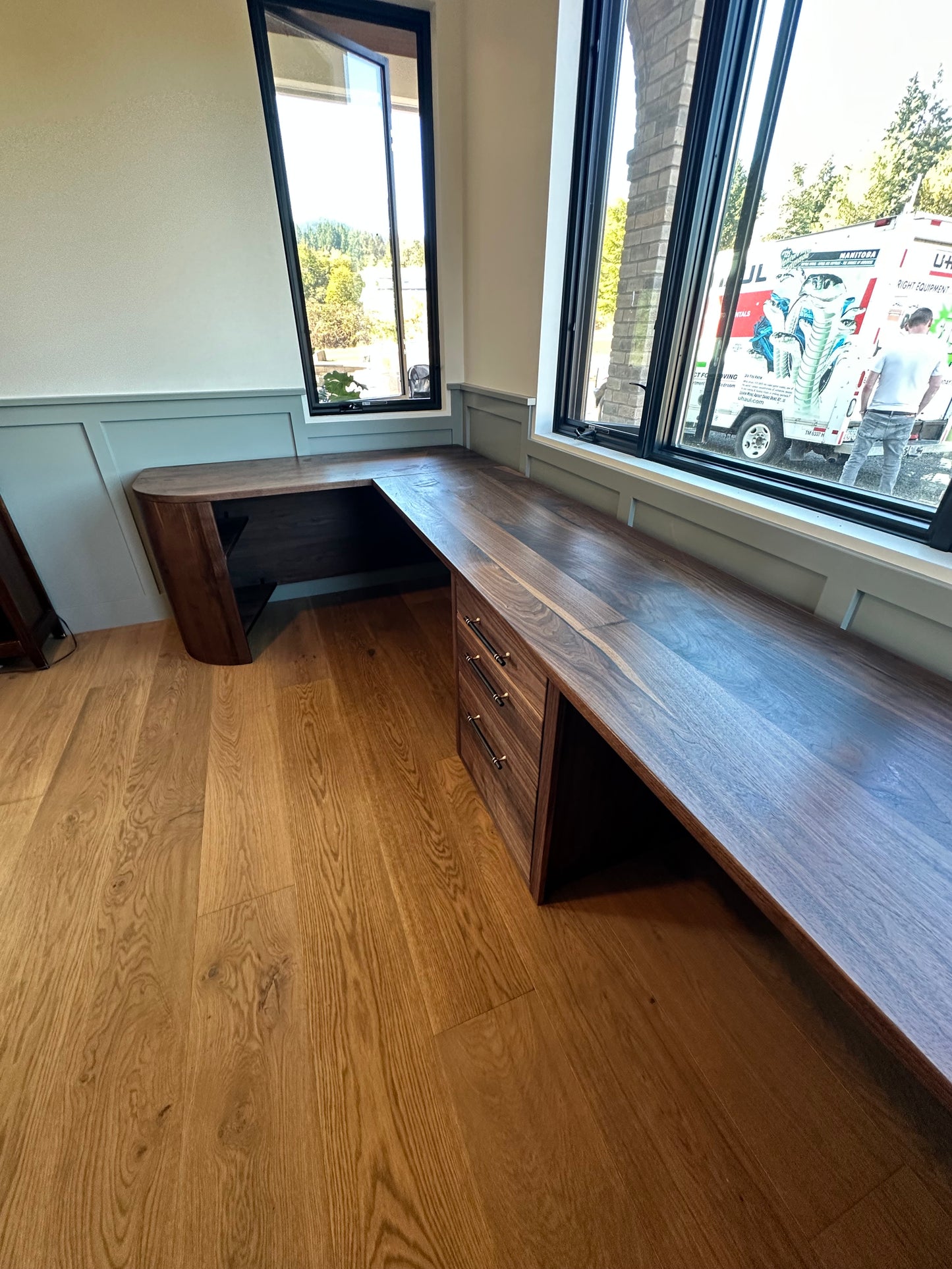 Custom Walnut Executive Desk