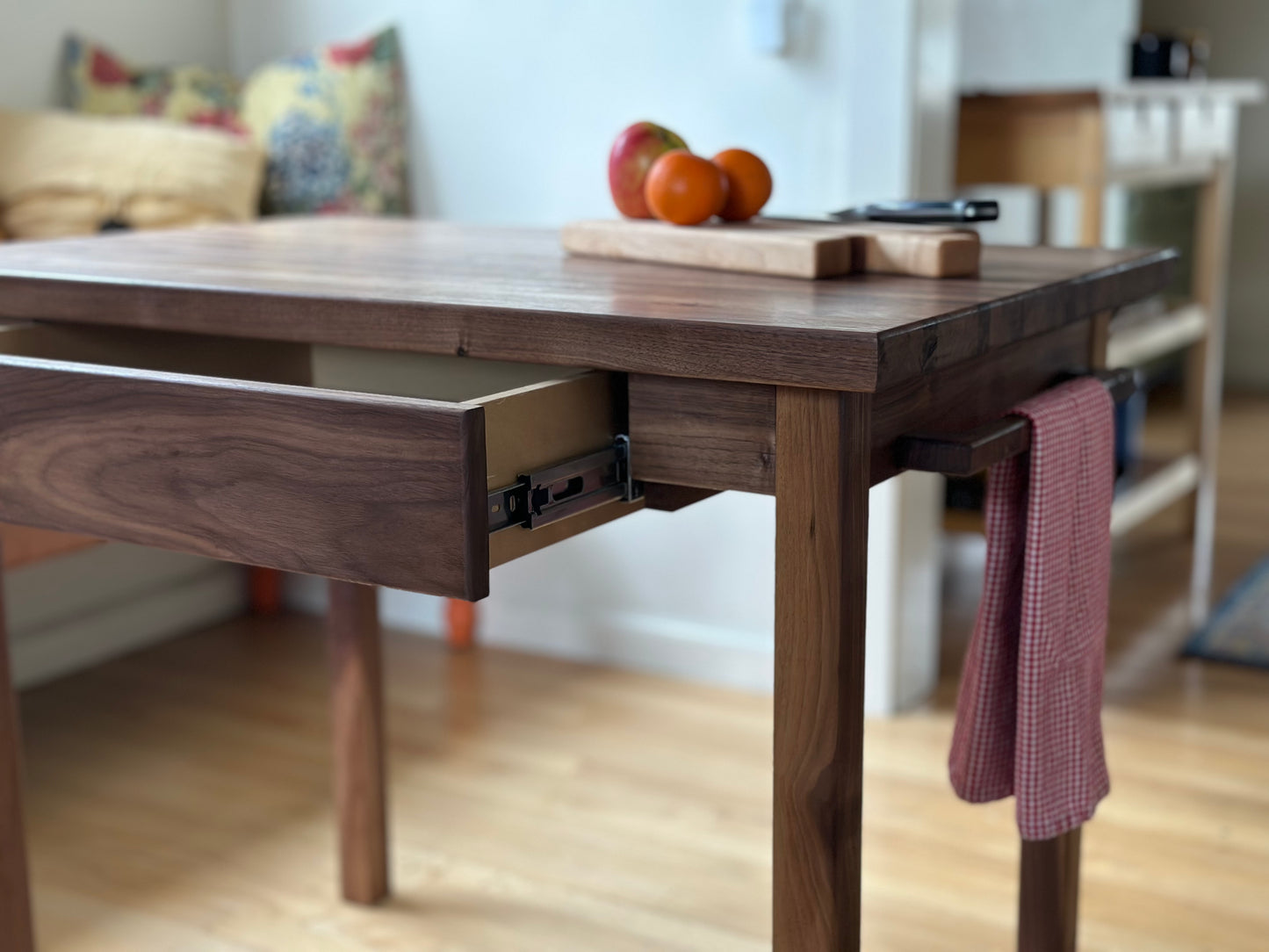 Black Walnut Butcher Block Table
