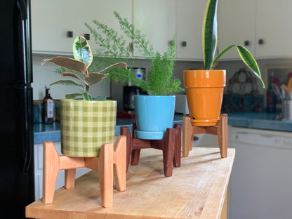 Mid-Century Modern Table Top Plant Stand