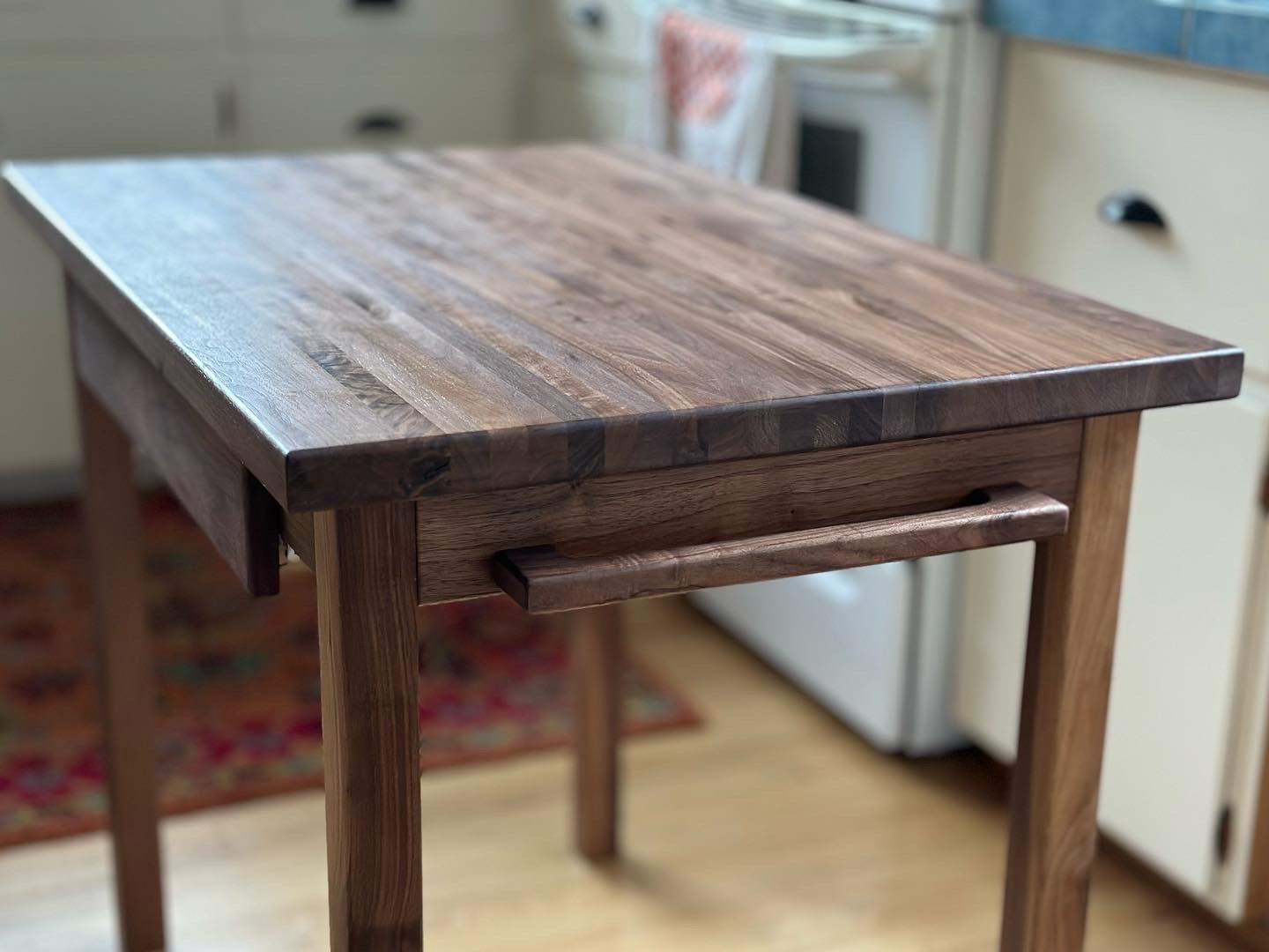 Black Walnut Butcher Block Table