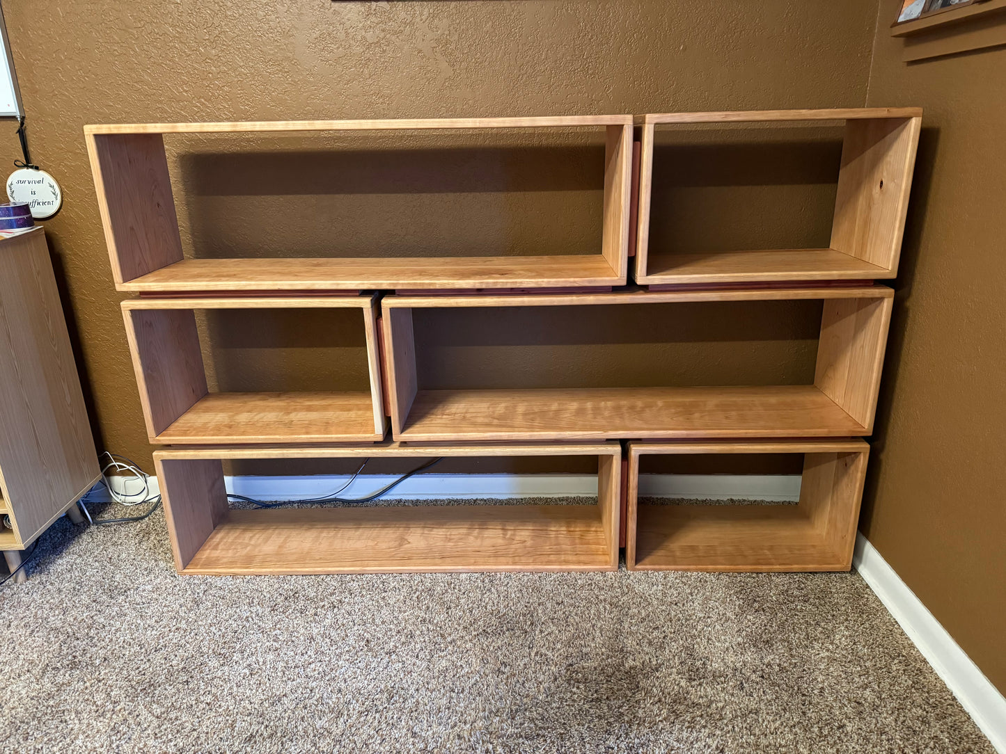 Vinyl Shelf: Hardwood Record Shelf