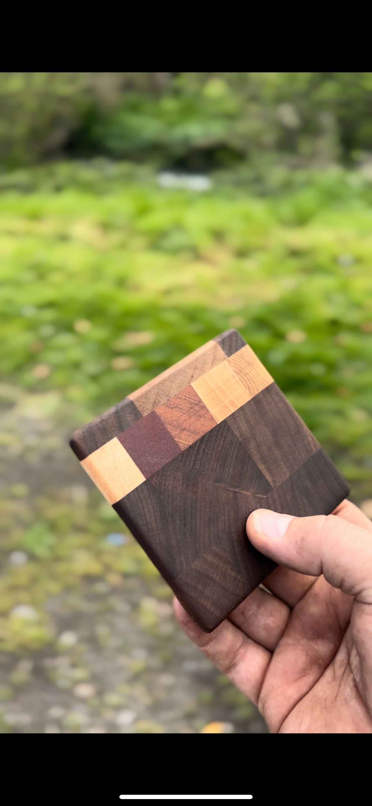 End Grain Hardwood Coaster Sets