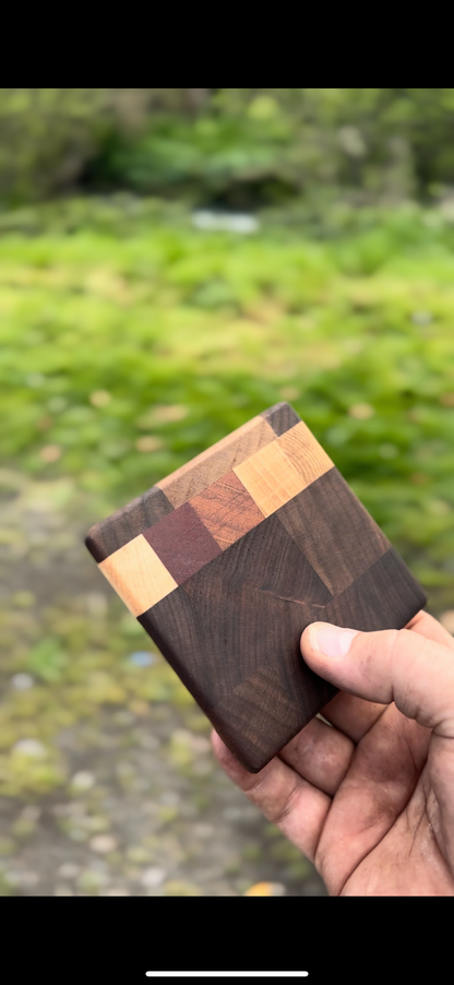 End Grain Hardwood Coaster Sets