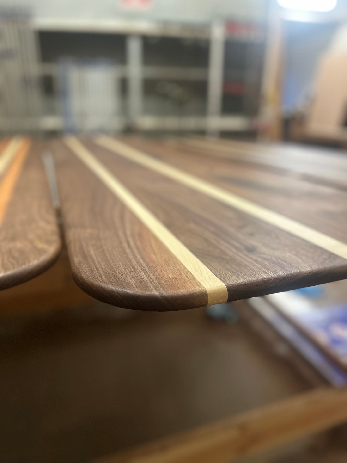 Wooden Wall Art: Hardwood Long Board Wall Art, Headboard Wall Art, Modern Wall Hanging