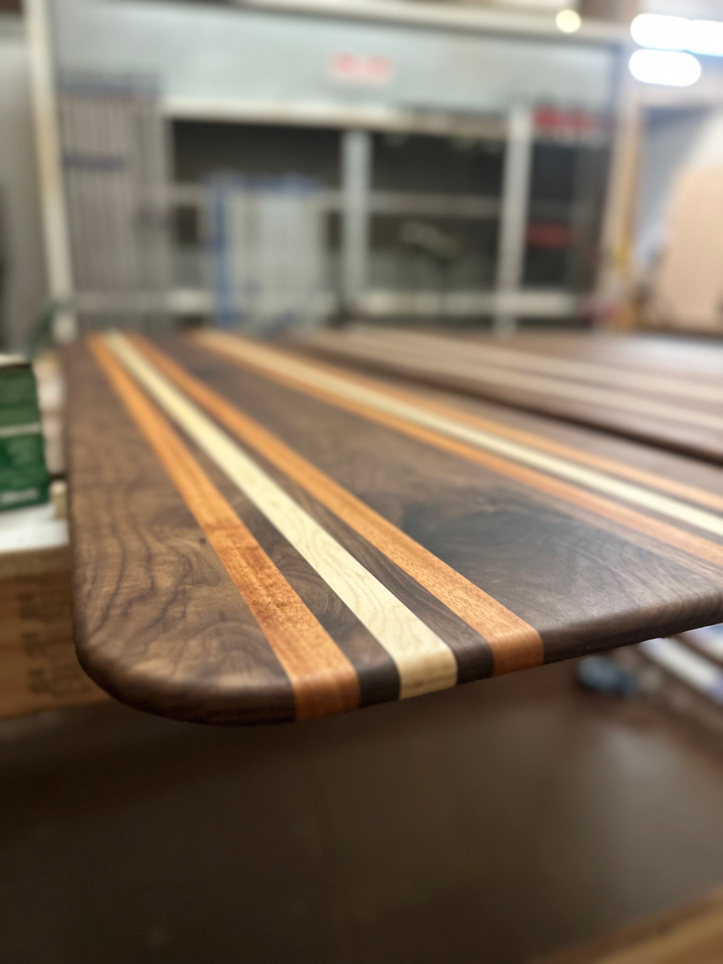 Wooden Wall Art: Hardwood Long Board Wall Art, Headboard Wall Art, Modern Wall Hanging