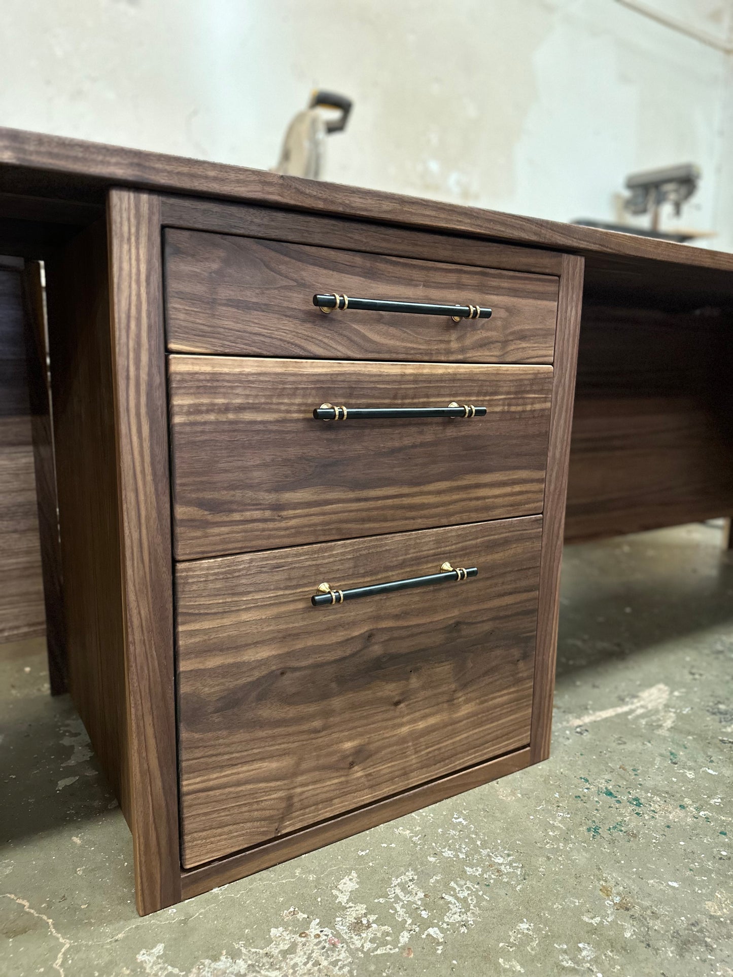 Custom Walnut Executive Desk