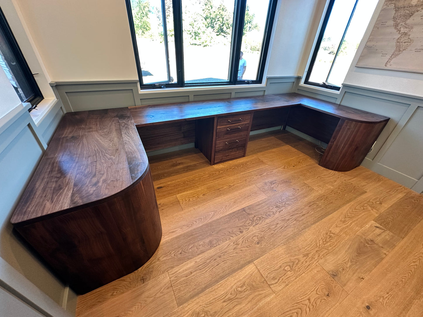Custom Walnut Executive Desk