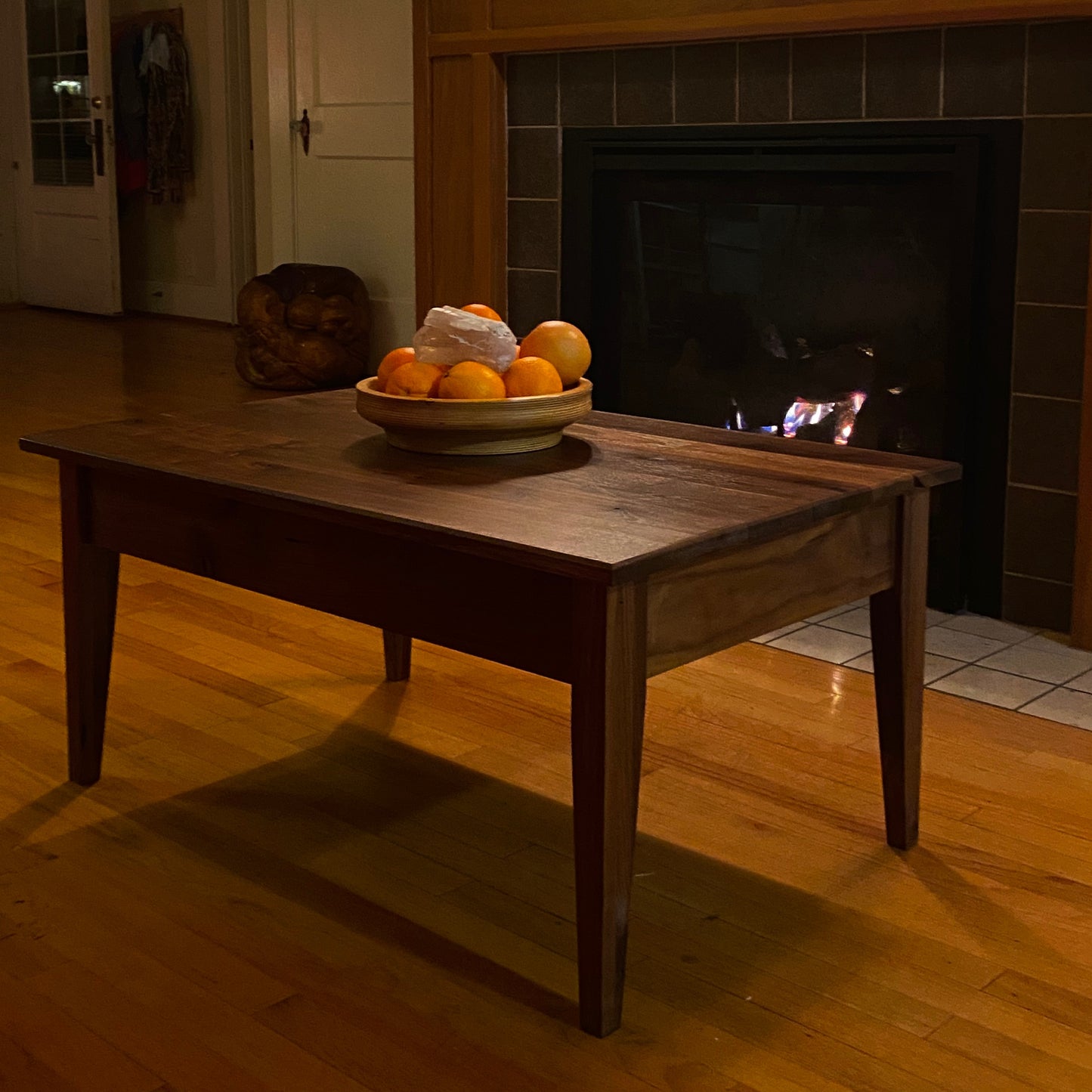 Oregon Handcraft Black Walnut Modern Farmhouse Coffee table