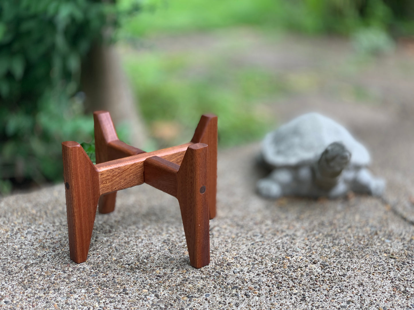 Mid-Century Modern Table Top Plant Stand