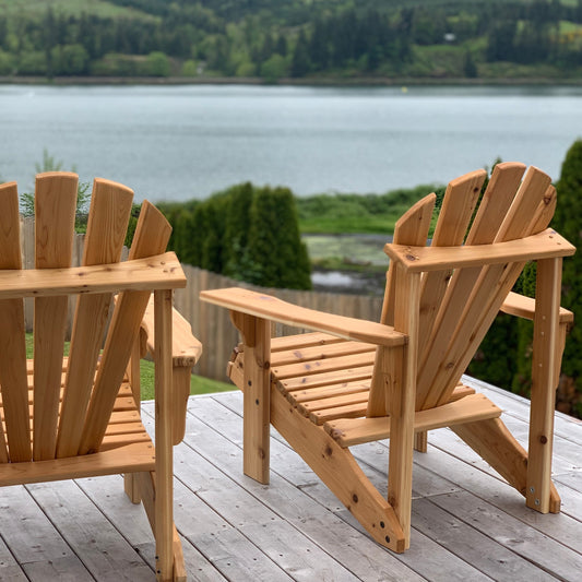 Handcrafted Western Red Cedar Adirondack Chair